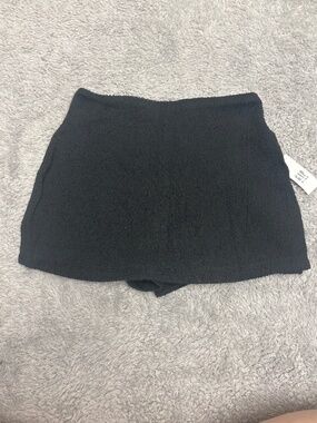 Girls Gap Kids Black Textured Skort